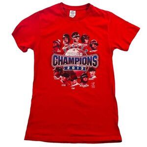 Boston Red Sox Mens T-Shirt World Championship 2013 Size S 10265